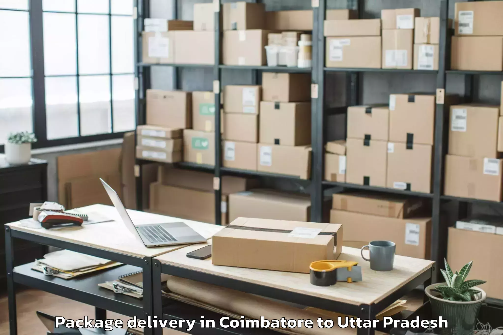 Trusted Coimbatore to Bah Package Delivery